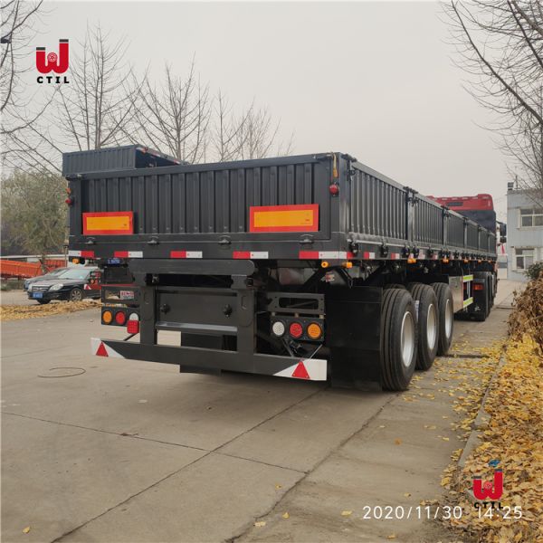 45t Semi падают бортовой треугольник трейлера груза трейлера 13m общего назначения