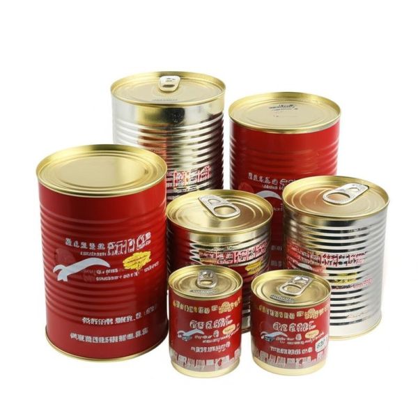 Various Sizes Metal Tin Cans with Easy Opening or Normal Lid and CDR Artwork