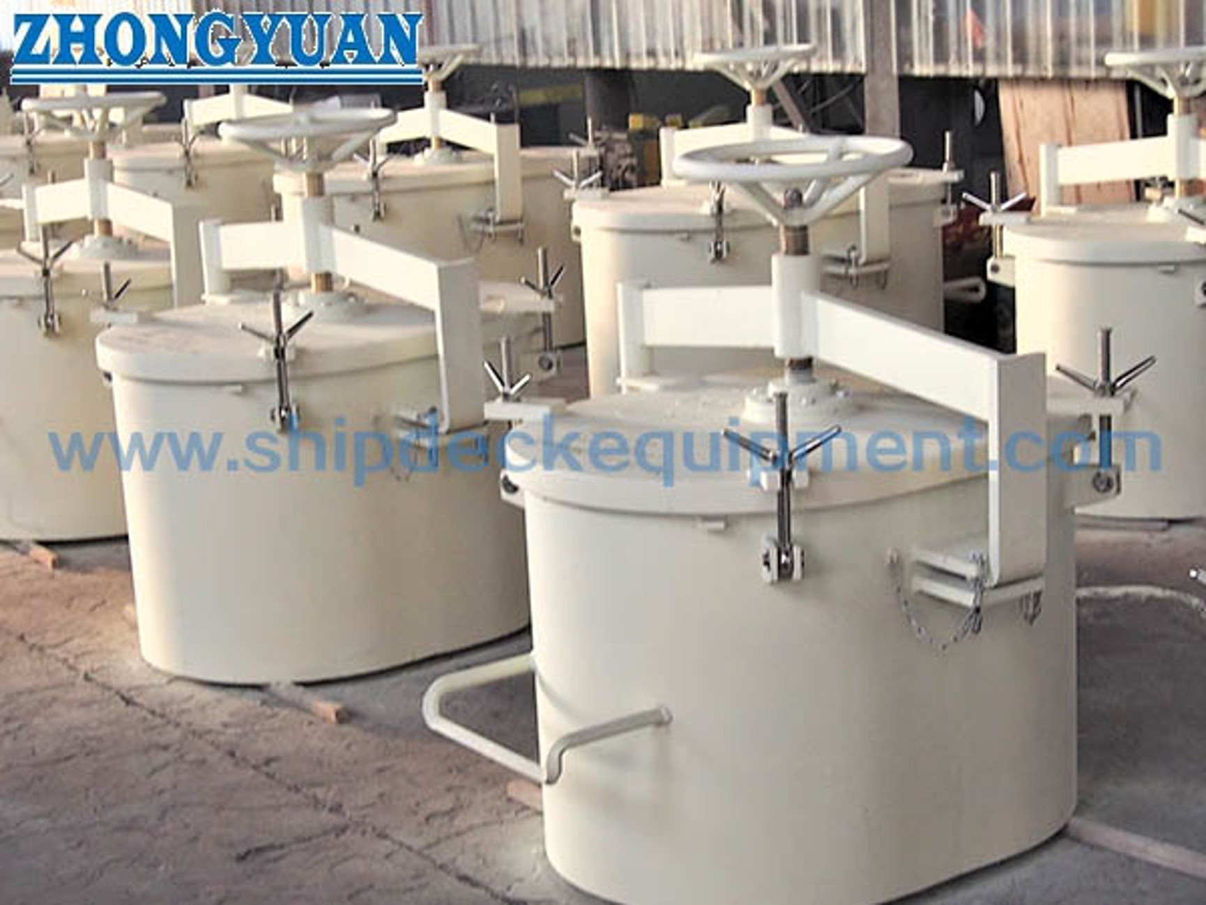 JIS F 2320 Type B Horizontal Opening Cargo Oil Tank Hatch Cover | Marine Outfitting