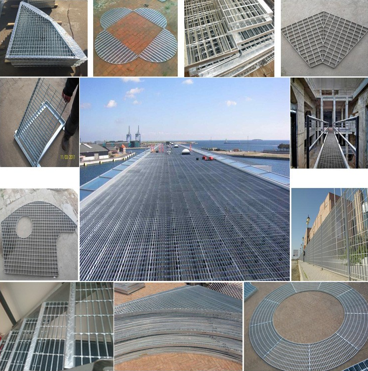 Коррозионностойкая гальванизированная стальная гратинг дорожка металла серебра 32 кс 5