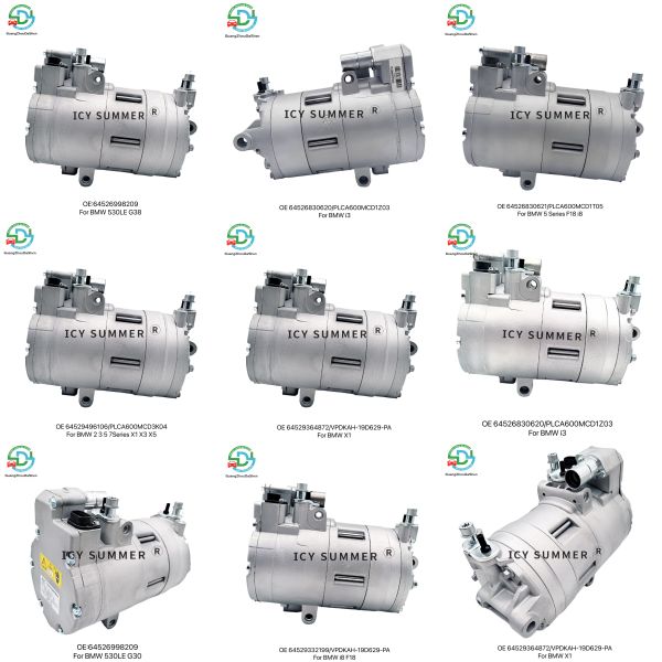 BMW Auto AC Compresor 64526998209 64526830620 64526830621 64529332199 64529364872 y otros equipos de compresión de aire