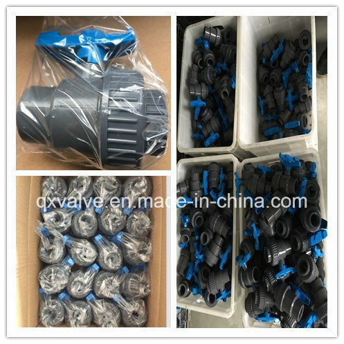 1/2 дюйма до 4 дюймов Пластиковый UPVC Single Union Ball Valve с фиксированным шаром и EPDM O-Ring