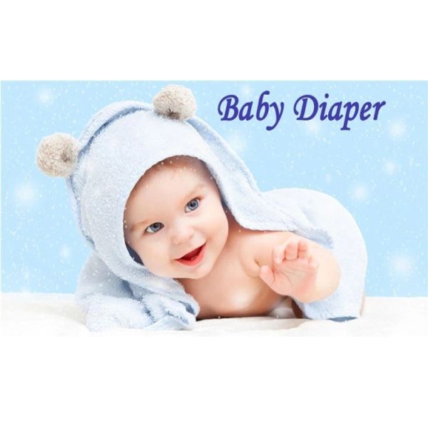 Breathable Comfortable Natural Fabric Sleepy Baby Diapers