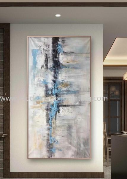 Modern Palette Knife Oil Painting Abstract Acrylic Paintings For Bedroom