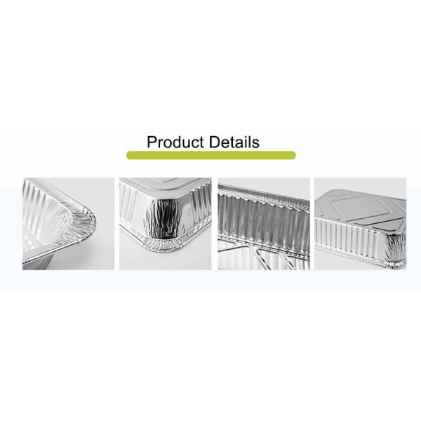 Одноразовые кастрюли из алюминиевой фольги для выпечки пищи