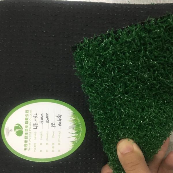 Beautiful Looking Artificial Grass And Rock Landscaping 2200D 8mm Pile Height
