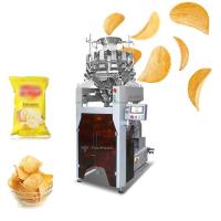 Fruits et légumes Chips Quantitative Weighing de crevette de pomme de terre de machine à emballer de peseur de SS316 Multihead