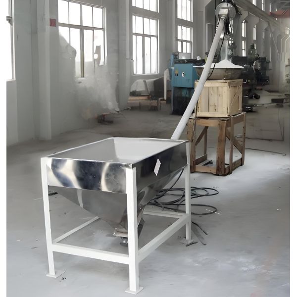 Pvc en polvo tubo flexible de plástico y aguja transportador de tornillo de resorte alimentador