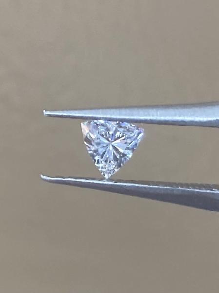IGI Certified CVD Triangle Cut Lab Grown White Diamonds 1.58ct-2.89ct D VS1 Jewelry