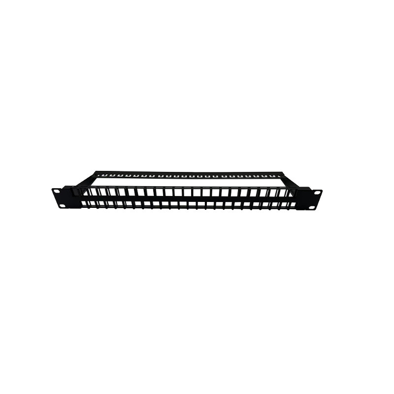 Металлический RJ45 Ethernet Patch Panel с кабельным управлением 1U высотой защищенной совместимости для