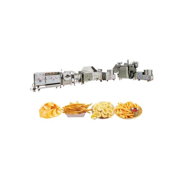 Máquina de fabricação de batatas fritas para produção de batatas fritas 4000*1100*2200mm