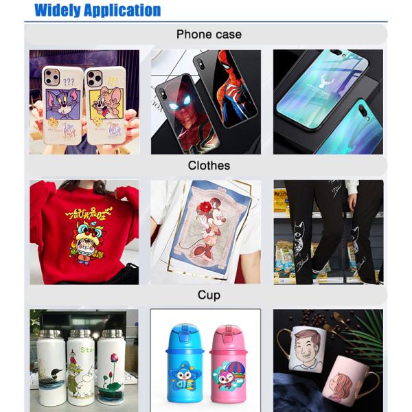 Commercial Printing A3 Size 3040 Digital Uv Flatbed Printer A2 Size 4060 Uv Printer for Phone case Metal Printing