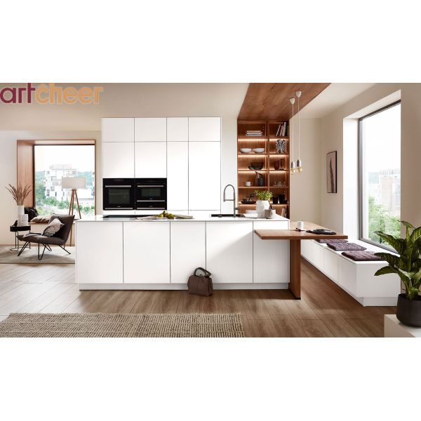 Eco-Friendly Modular Kitchen Cabinets with 5 Year Warranty and Customizable Color Options