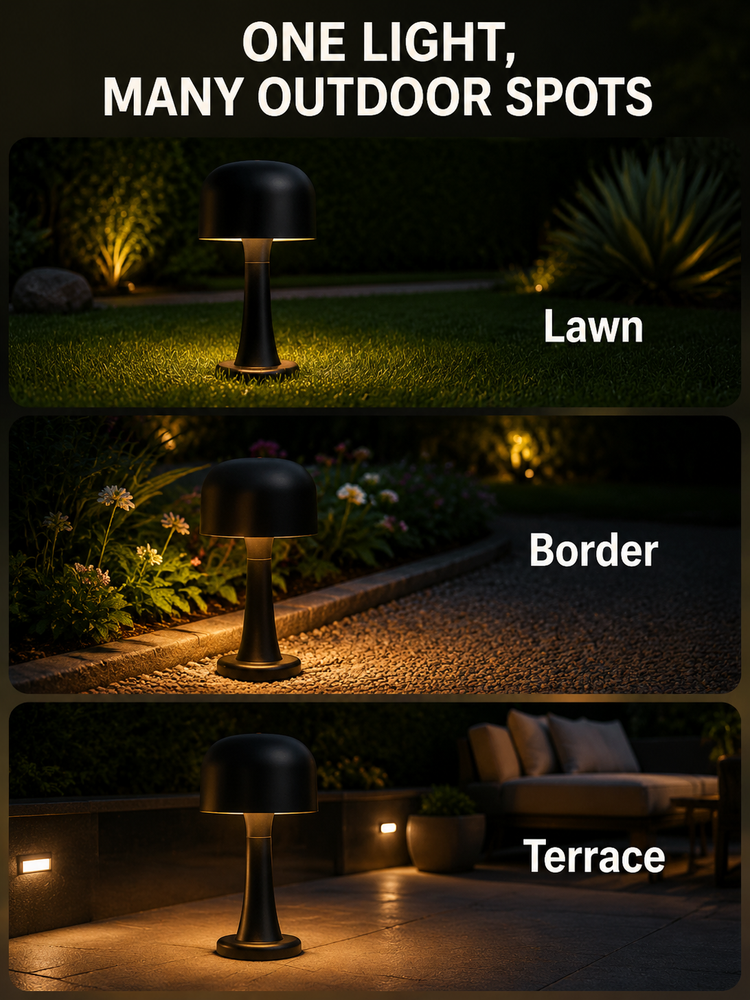LED Bollard Path Lights IP66 Waterproof Modern Garden Pathway Lamp For Lawn Villa Courtyard