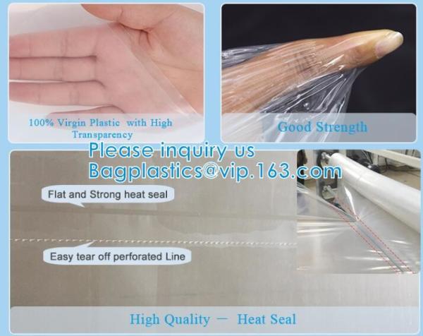 Mattress bags, Construction Film Pallet/Machine/Cargo Cover Furniture Cover Perforated Rolling Bag Plastic Storage Bag