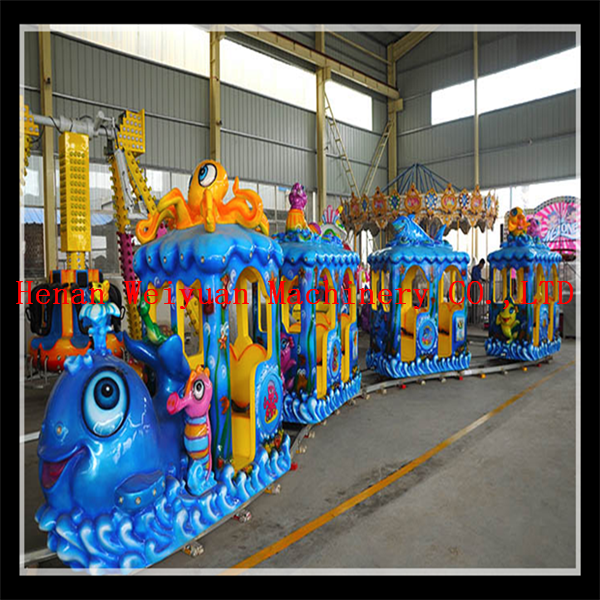 electric track train under sea world train ride for sale