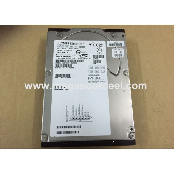 68 Pin SCSI Server Hard Disk 10K RPM Hitachi HUS103014FL3600 146 GB U320