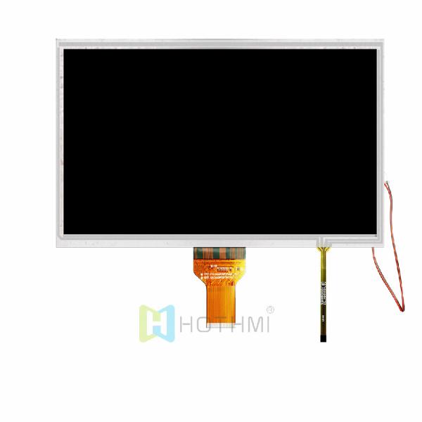 10.1 Inch Resistive TFT LCD Display With 1024x600 resistive touch
