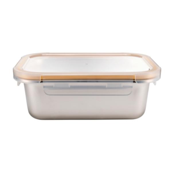 OEM/ODM Stainless Steel Food Storage Containers With PP Locking Lids