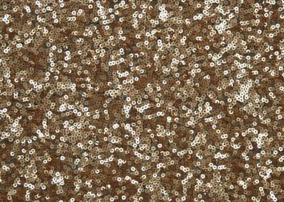 Washable Beaded Lace Fabric with Gold Color Shining Sequins CY-XP0002