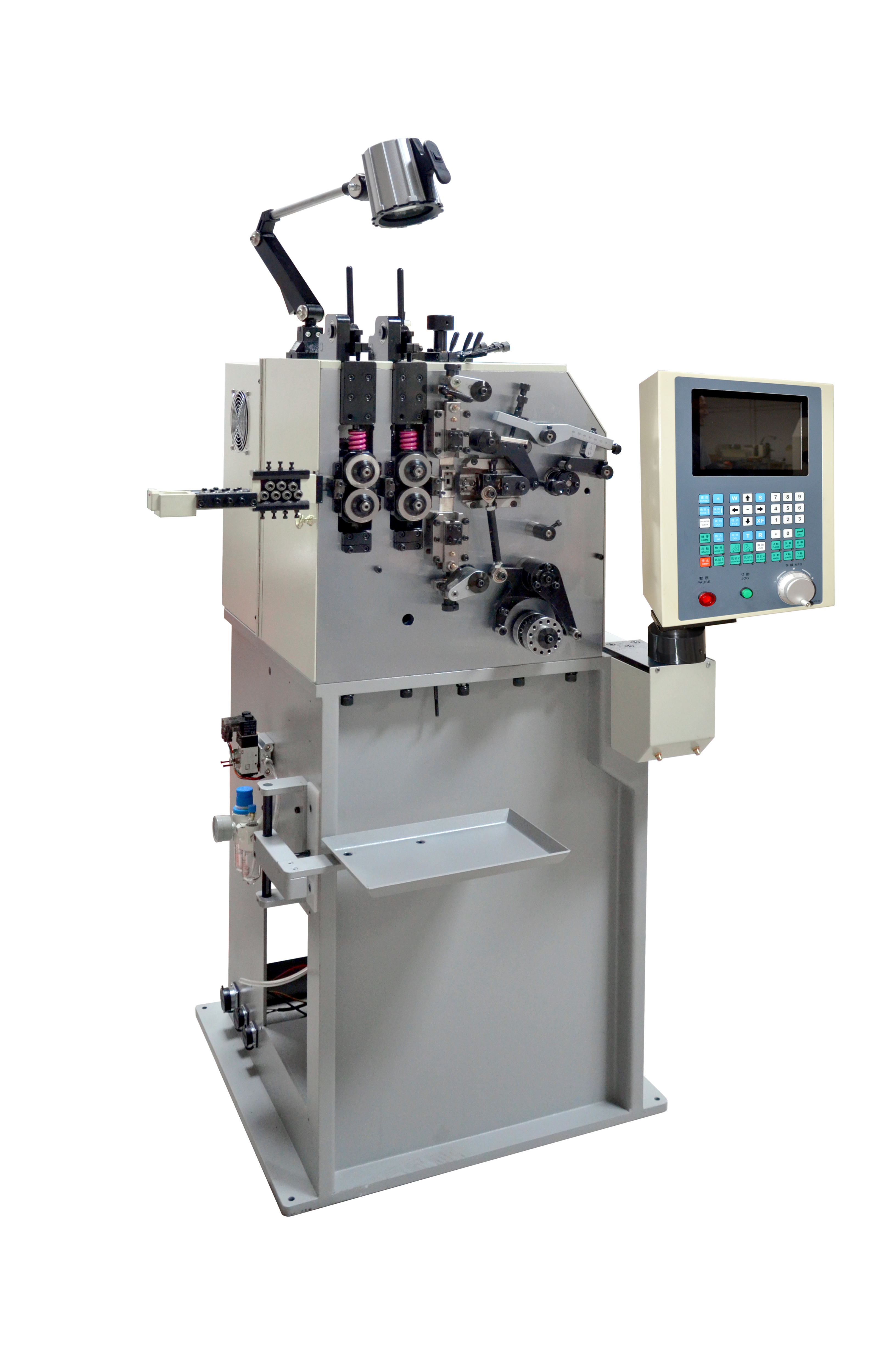 Máquina de resortes de compresión 350 piezas/min, máquina de bobinado de