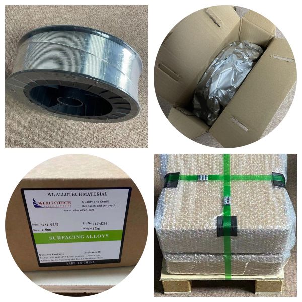 NiAl 95/5 Thermal Spray Wire Tafa 75B Arc Wire Spray Or Combustion Wire Spray