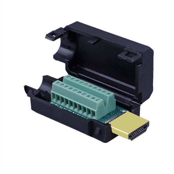 HDMI Male Jack to Screw Terminal Block Breakout Board Adapter