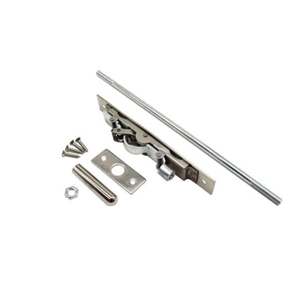 Perno rasante de acción de palanca resistente al fuego de acero inoxidable 304 con acabado satinado