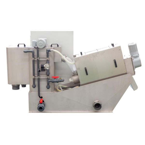 Clog Free Cow Dung Manure Dewatering Machine For Wastewater Treatment Plant