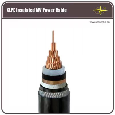 Underground Galvanized Steel Wire Armoured XLPE Cable PVC Inner Covering YJV