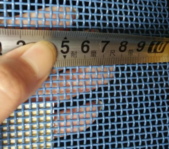 Пояс сетки простого Веаве полиэстера белизны 3С3мм, обработка края плавя