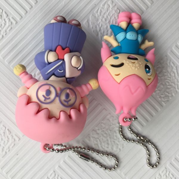Personalized Cute PVC Anime Figures Keychain Charm Accessories