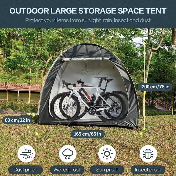 Outdoor Bicycle Storage Room Tent, Bike Cover Storage Outdoor Portable Bicycle Tent, Storage Tent for Home Garden