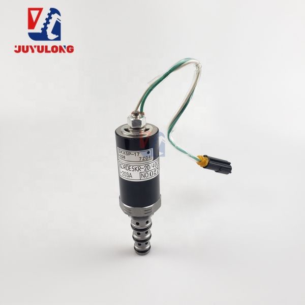 JUYULONG for Kobelco Excavator Parts Hydraulic Control Solenoid Valve Model VOE14574269 KDRDE5KR-20/40C07-203A R215-7 R225-7