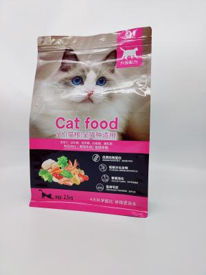 Matte Finishing Animal Feed Packaging Bags 2.5-8 Mil Thick Cat Food Packaging