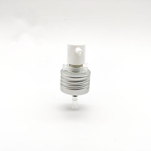 Metal Black Thread 24mm Crimp Spray Pump Head For Perfume Bottles