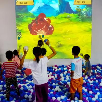 All-in-one Esmagando bolas Projector Interativo Mural para crianças jogo