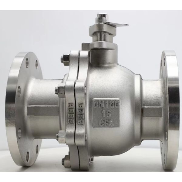 ANSI 150LB CF8/CF8M stainless steel ball valve