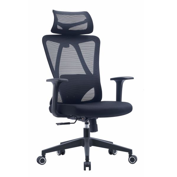 Staff Ergonomic Swivel Office Chair With Adjustable Lumbar Cushion