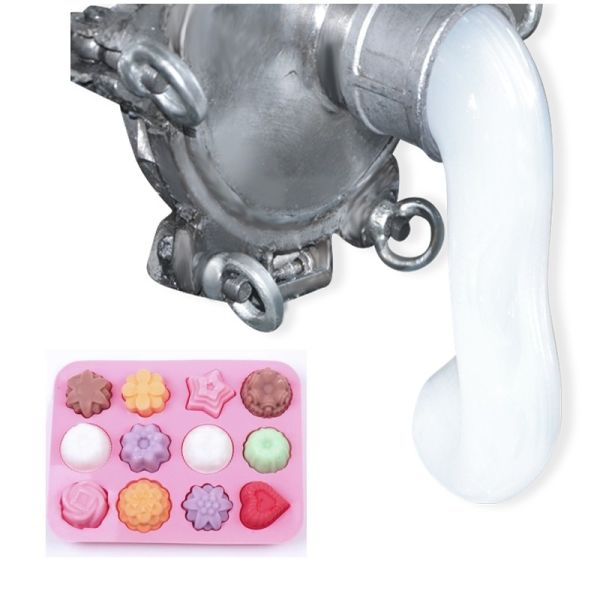Precio de fabricación RTV-2 caucho de silicona líquida para la fabricación de moldes con silicona de alta calidad de calidad alimentaria de la FDA