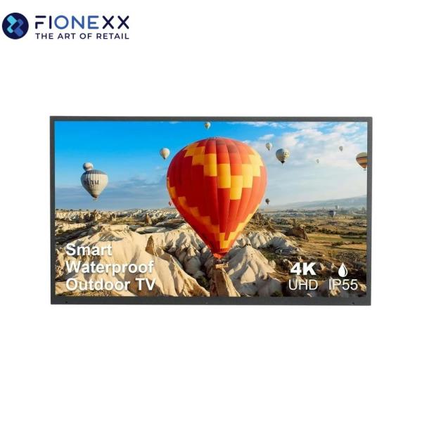 Flat Full Sun IP55 Waterproof QLED TV 2000nit 3500nits 4k Television HD All Metal Housing Outdoor TV 16 9 Aspect Ratio