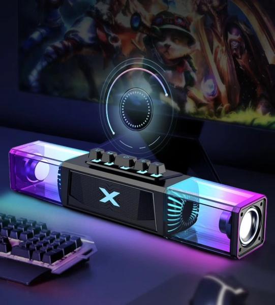 Wireless Gaming PC Speaker Computer Bass Desktop Bluetooth Mobile Phone S2 for Gaming