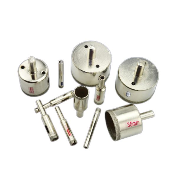 Electric drill hole saw Glass ceramic slate  electroplating drill bits