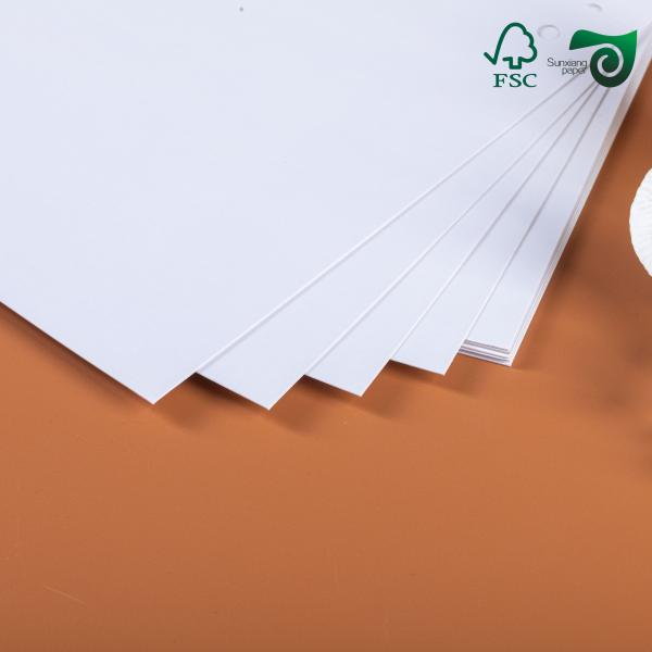 FSC 280gsm 330gsm Double Glossy Coated Paper Blue Black Core C2S
