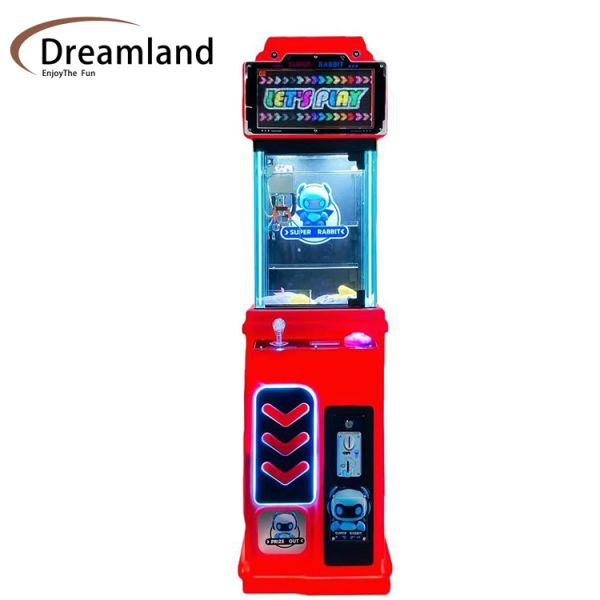 50kgs Dreamland Toy Catcher Claw Game Machine 1 Player 100W Operating Power for Customer Requirements