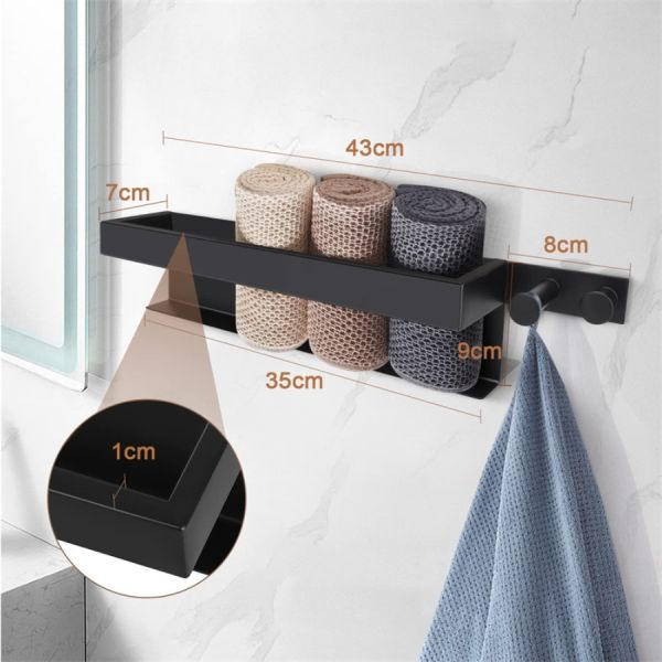 Stainless Steel Bathroom Hardware Sets Brushed Finish Wear Resistant