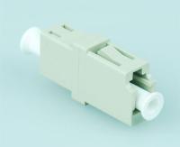 0.2dB 1000 ciclos simplex beige del adaptador de fibra óptica SM del LC/de la PC