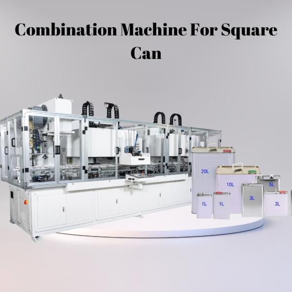 30 Cpm Gran Cuadrado de latas Comination máquina