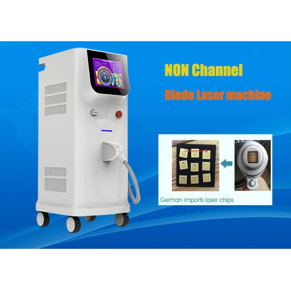 Vertical Medical Salon Laser Hair Removal Machine Non Channel 808nm Type