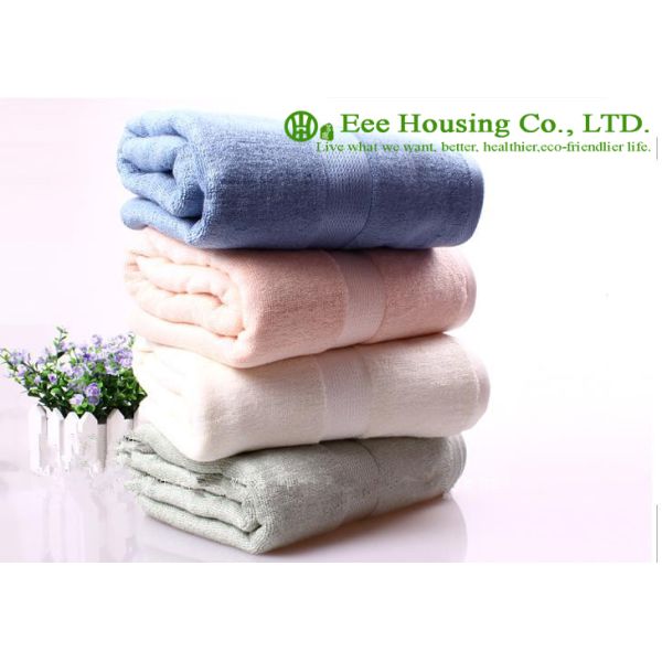 100%  Plain Bamboo Fiber Tower, Eco-friendly and Anti-Bacterial, 34cm*76cm,Blue/ Green/Pink/ khaki
